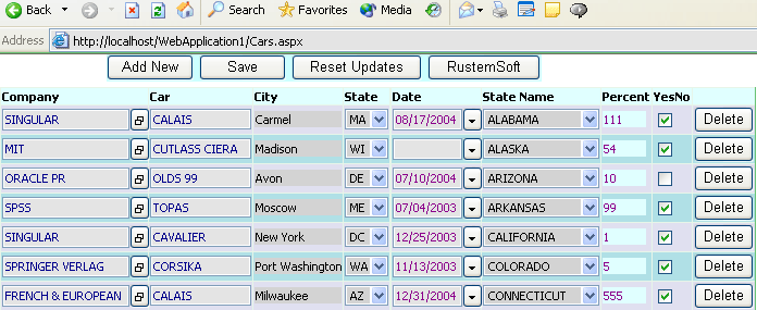 Screenshot of ASP DataGridColumns .NET assembly 1.2.6