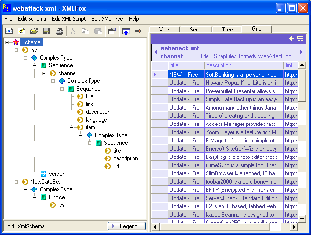 Windows 7 Freeware XMLFox XML Editor 8.3.3 full